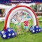 4th of July Inflatable Sprinkler for Kids, 8F * 5.5F American Flag Sprinkler Outdoor Water Toys